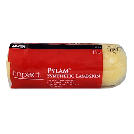 Linzer Linzer Impact Pylam Synthetic Lambskin 9 in. W X 1 in. Regular Paint Roller Cover 1 pk RC146